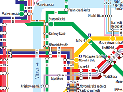 Maps of public transport