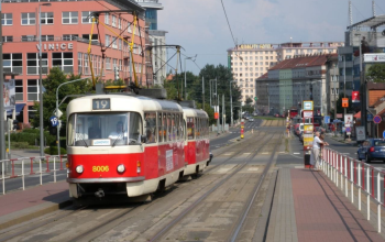 Zahájení provozu na nové tramvajové trati ke stanici metra Pankrác