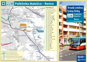 Linka 228 byla významně prodloužena a nově propojila Uhříněves s Dubčí, Štěrboholy i Malešicemi.