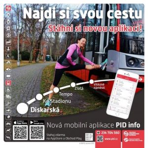 Informační kampaň k nové mobilní aplikaci PID info.