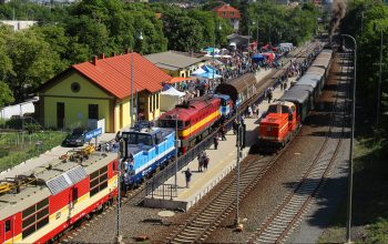 Pražský dopravní den dětí na nádraží Praha-Braník