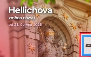 Přejmenování tramvajové zastávky Hellichova od 28. června