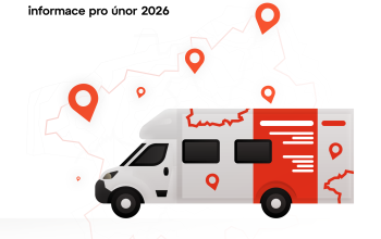 Mobilní informační centrum PID Point: Jízdní řád na únor