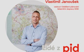 „Kolejová doprava je budoucnost mobility lidí. Ve své práci se zabývám i podněty od cestujících,” říká vedoucí oddělení plánování železniční dopravy Vlastimil Janoušek