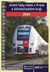 Jízdní řády vlaků v Praze a Středočeském kraji 2024