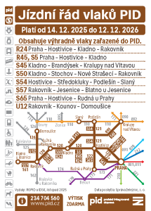 Kartičkový jízdní řád 2026 (hnědý, 120)