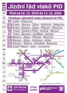 Kartičkový jízdní řád 2026 (fialový, 171)