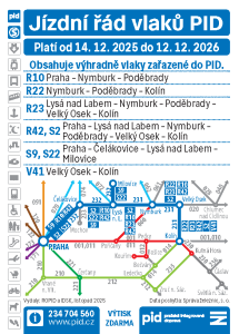 Kartičkový jízdní řád 2026 (tmavě modrý, 231)
