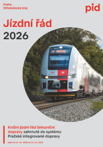 Jízdní řády vlaků v Praze a Středočeském kraji 2026