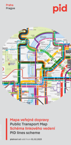 Praha – mapa a schéma (2025-02)