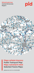 Středočeský kraj – mapa a schéma (2025-03)