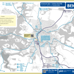 Benešov – linky PID (mapa)