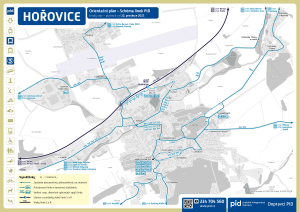 Hořovice – linky PID (mapa)