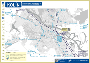 Kolín – linky PID (mapa)