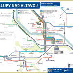 Kralupy nad Vltavou – linky PID (schéma)