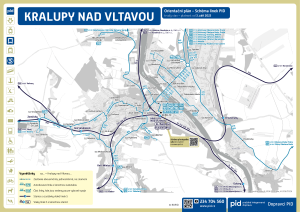 Kralupy nad Vltavou – linky PID (mapa)