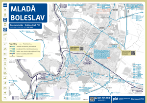 Mladá Boleslav – linky PID (mapa)