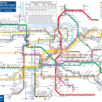 Daily rail transport operation in Prague