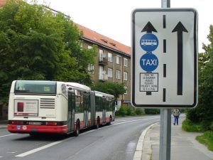 Vyhrazený jízdní pruh BUS+Taxi